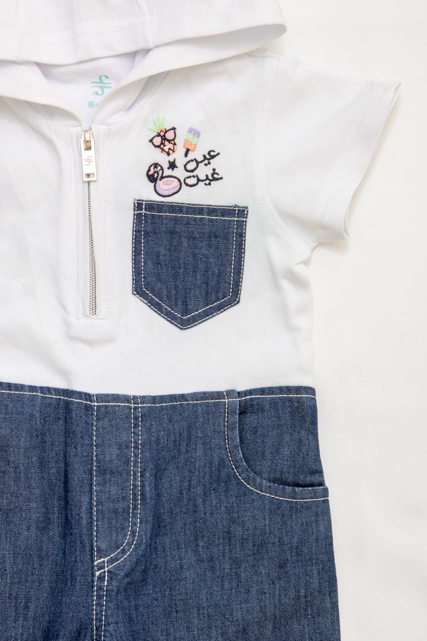 Colored Life Baby Boy Denim Overall
