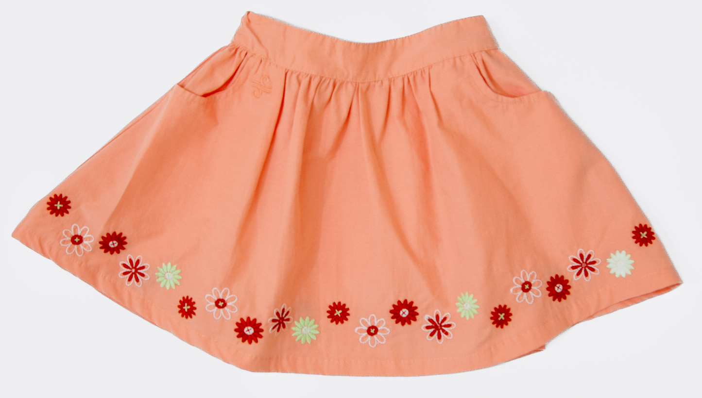 Doha Girls Peach Skirt