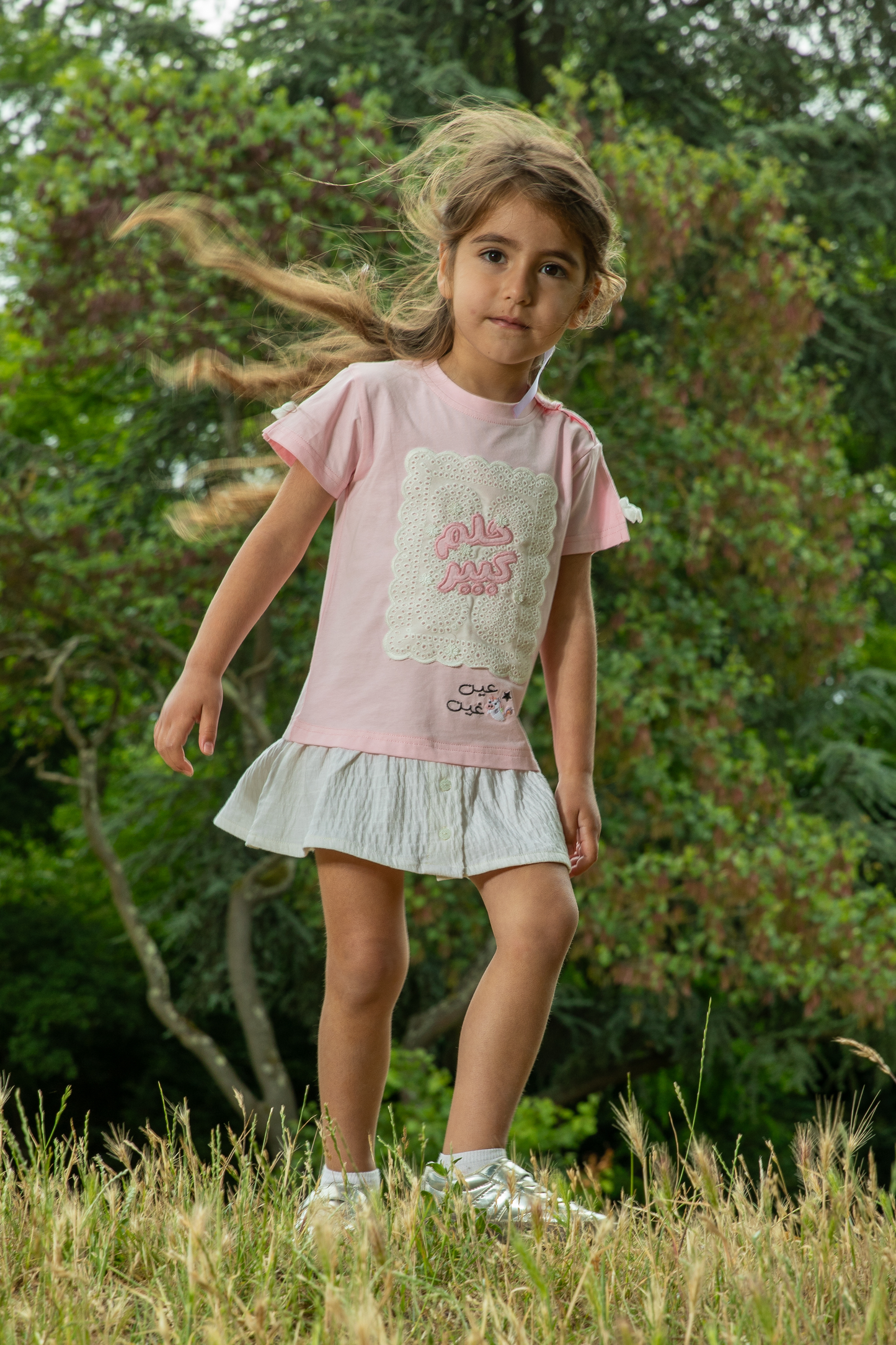 Girls Dresses Embroidered With “Big Dream”