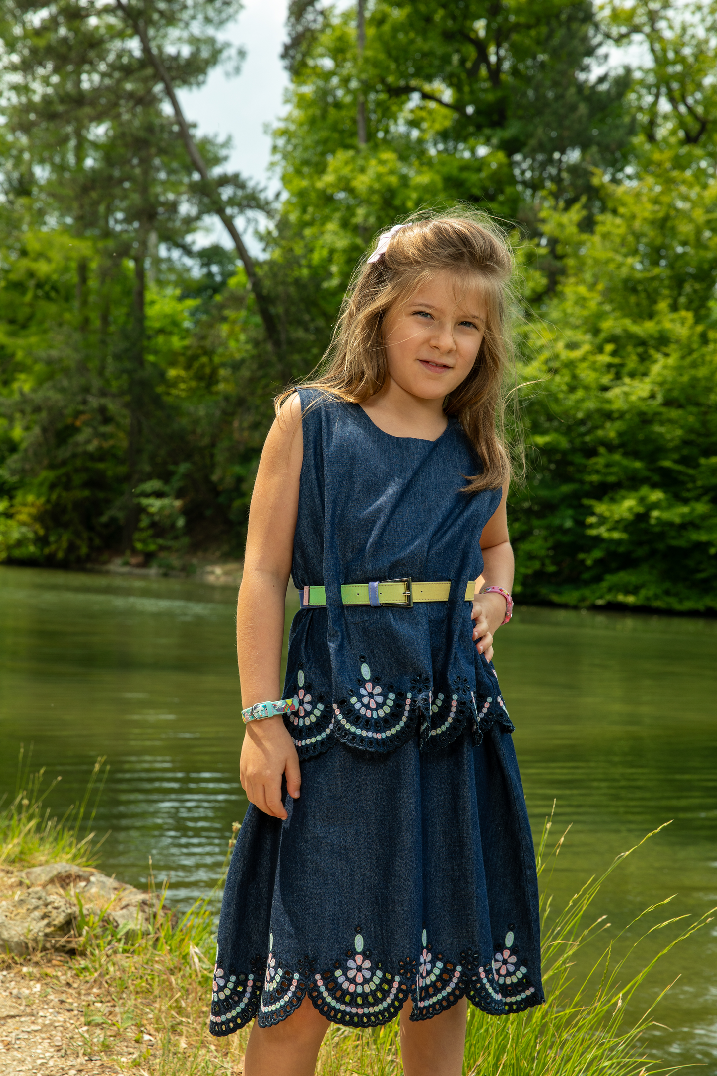 Chandelier Denim Dress
