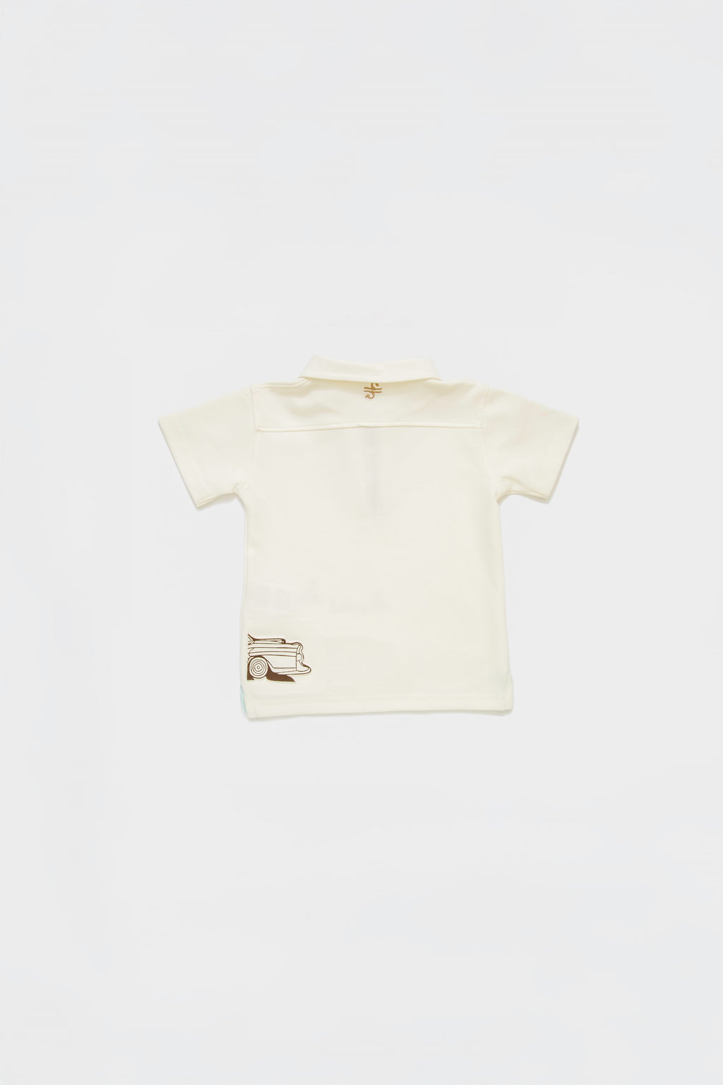 Old is Gold Boys White Polo T shirt