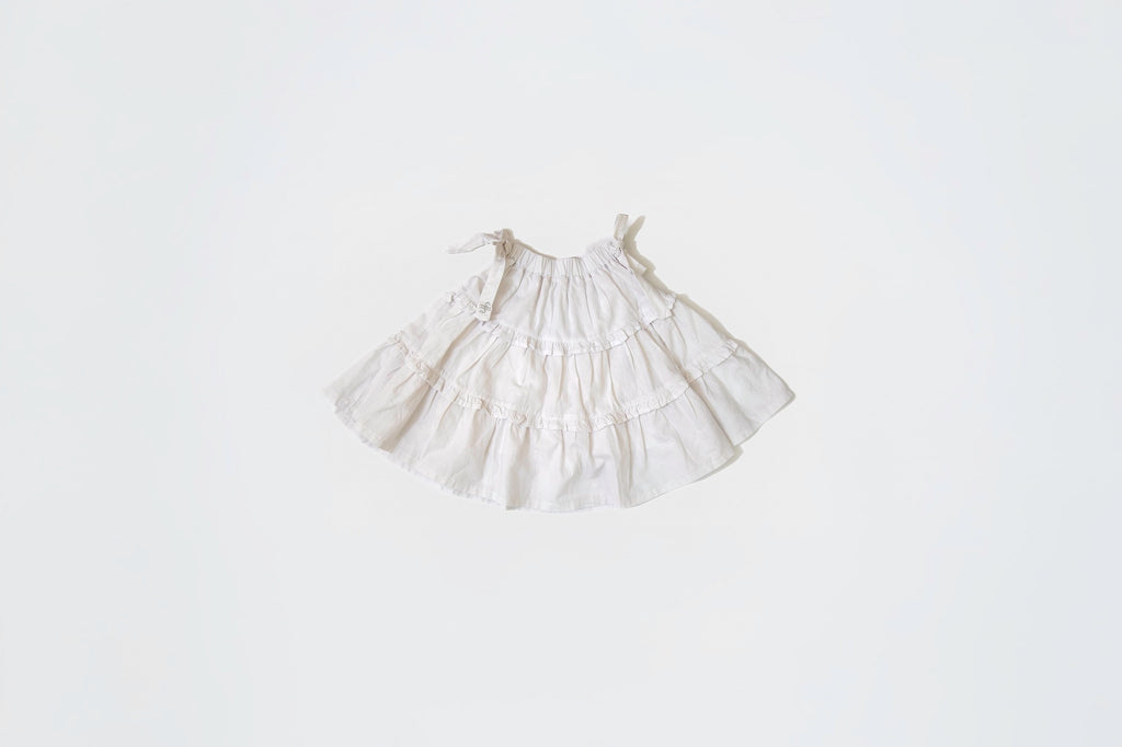 Alo 60's White Ruffled Skirt