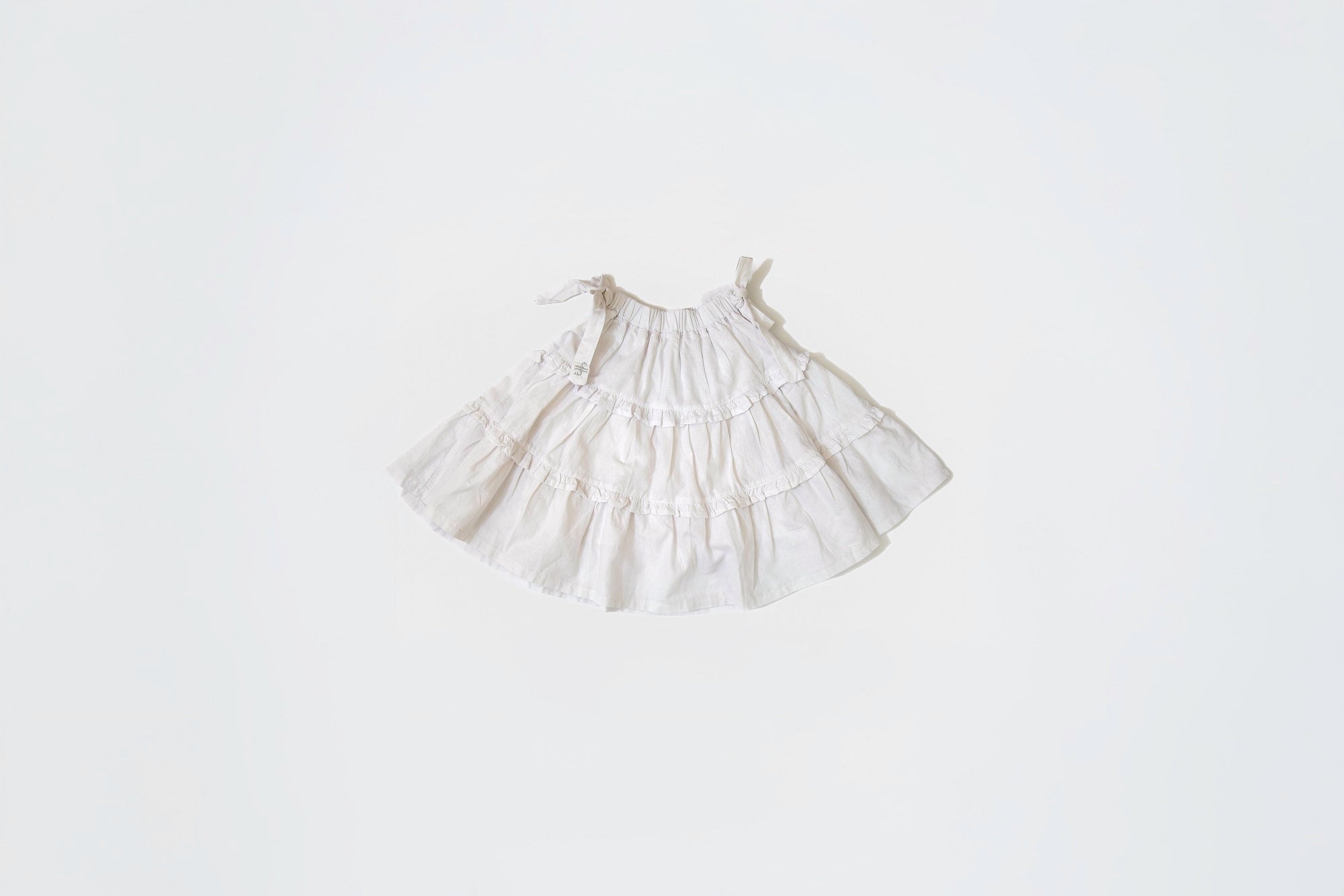 Alo 60's White Ruffled Skirt