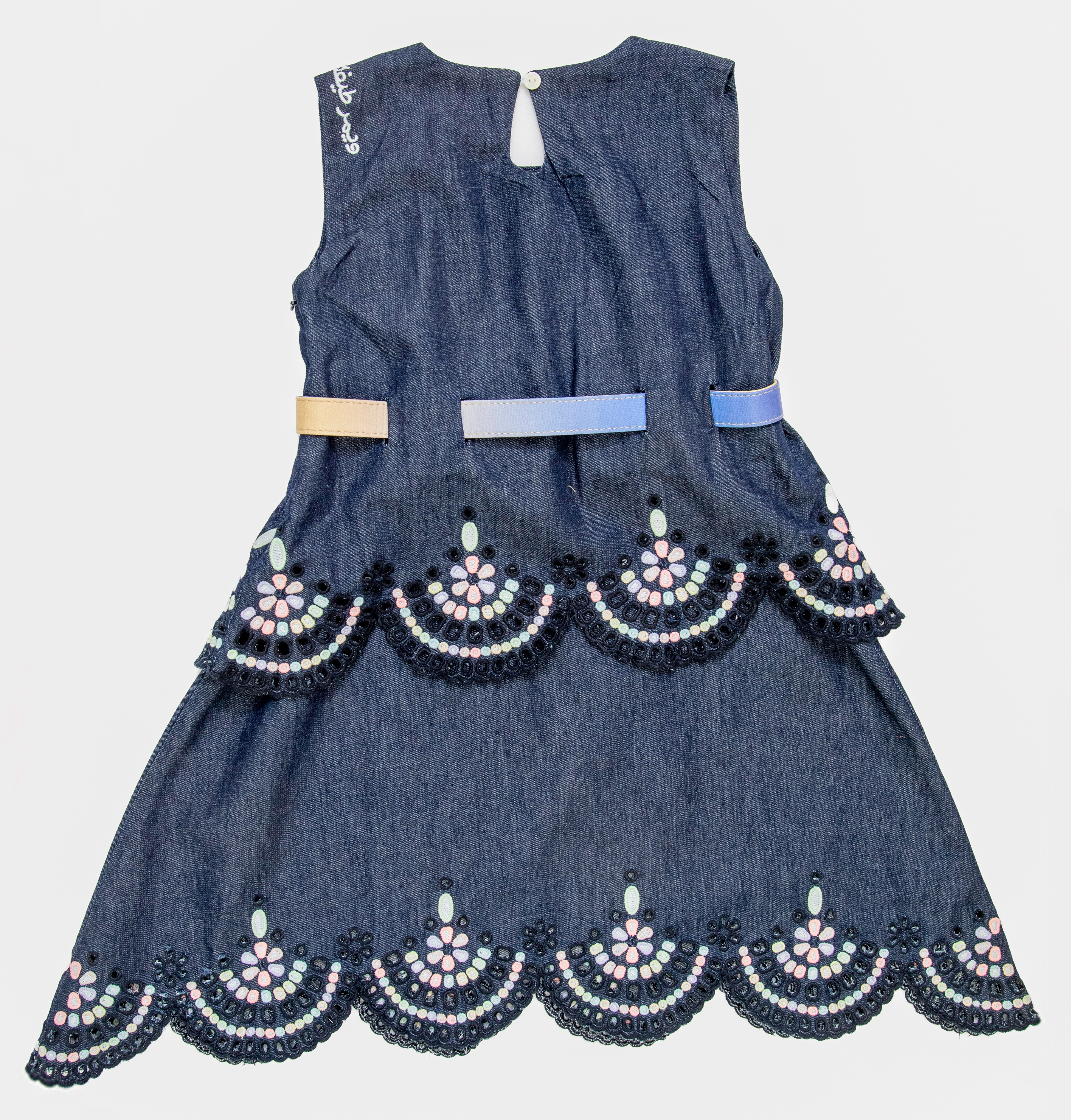 فستان جينز بناتي "يمر طيفك في خيالي"