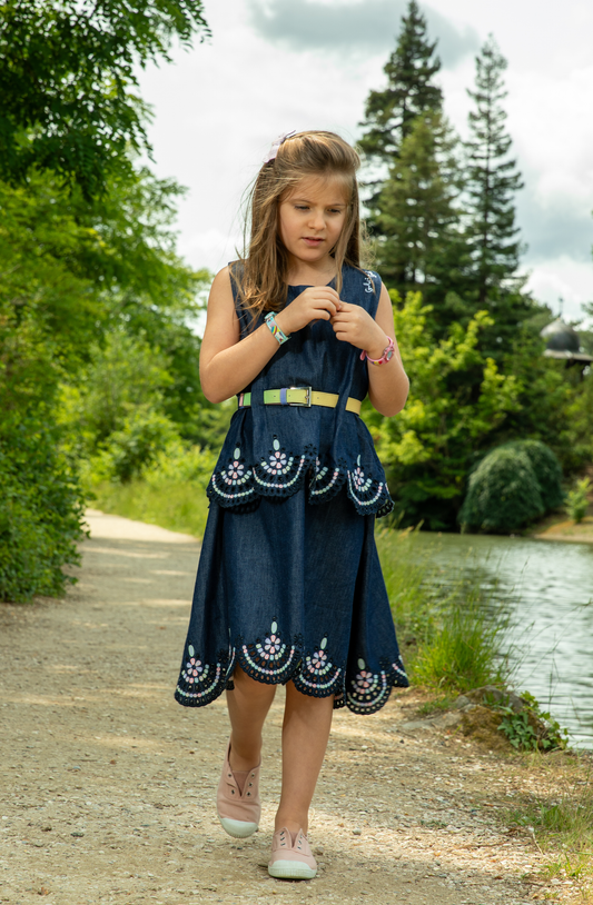 Chandelier Denim Dress
