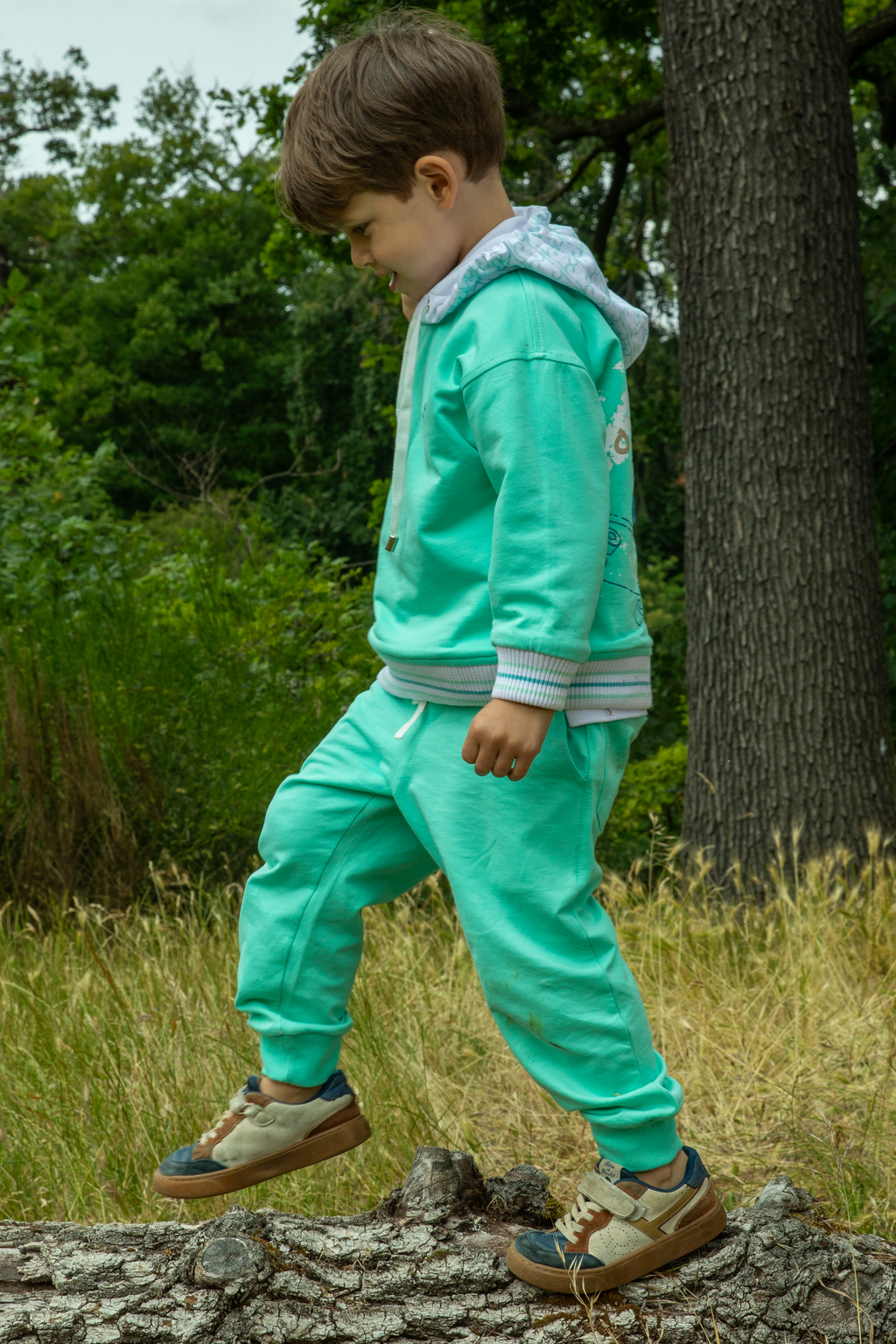 بنطلون قطن ولادي "كلمة حلوة