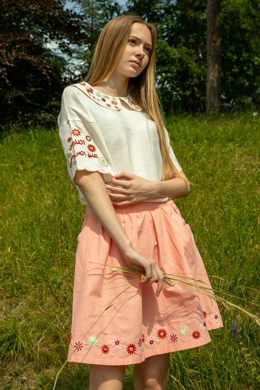 Doha Girls Embroidered Top