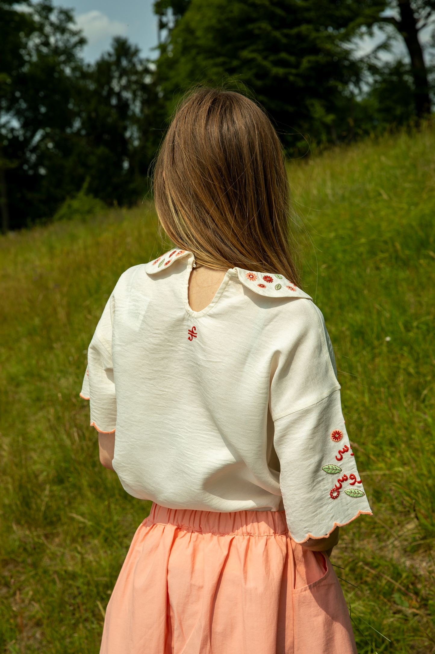 Doha Girls Embroidered Top