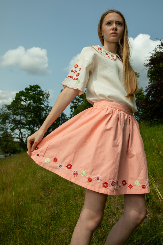Doha Girls Peach Skirt