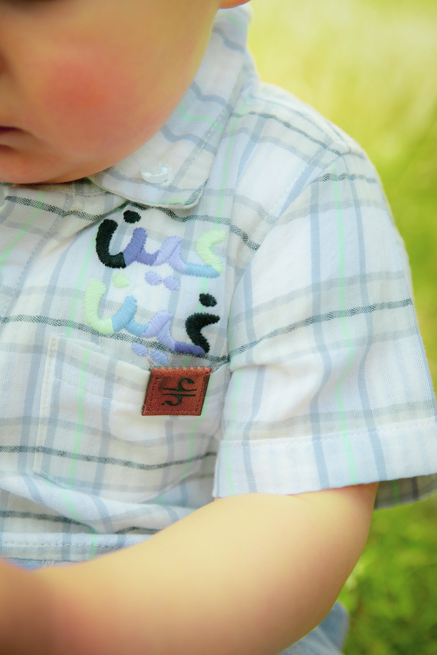 Checkered Baby Boy Overall