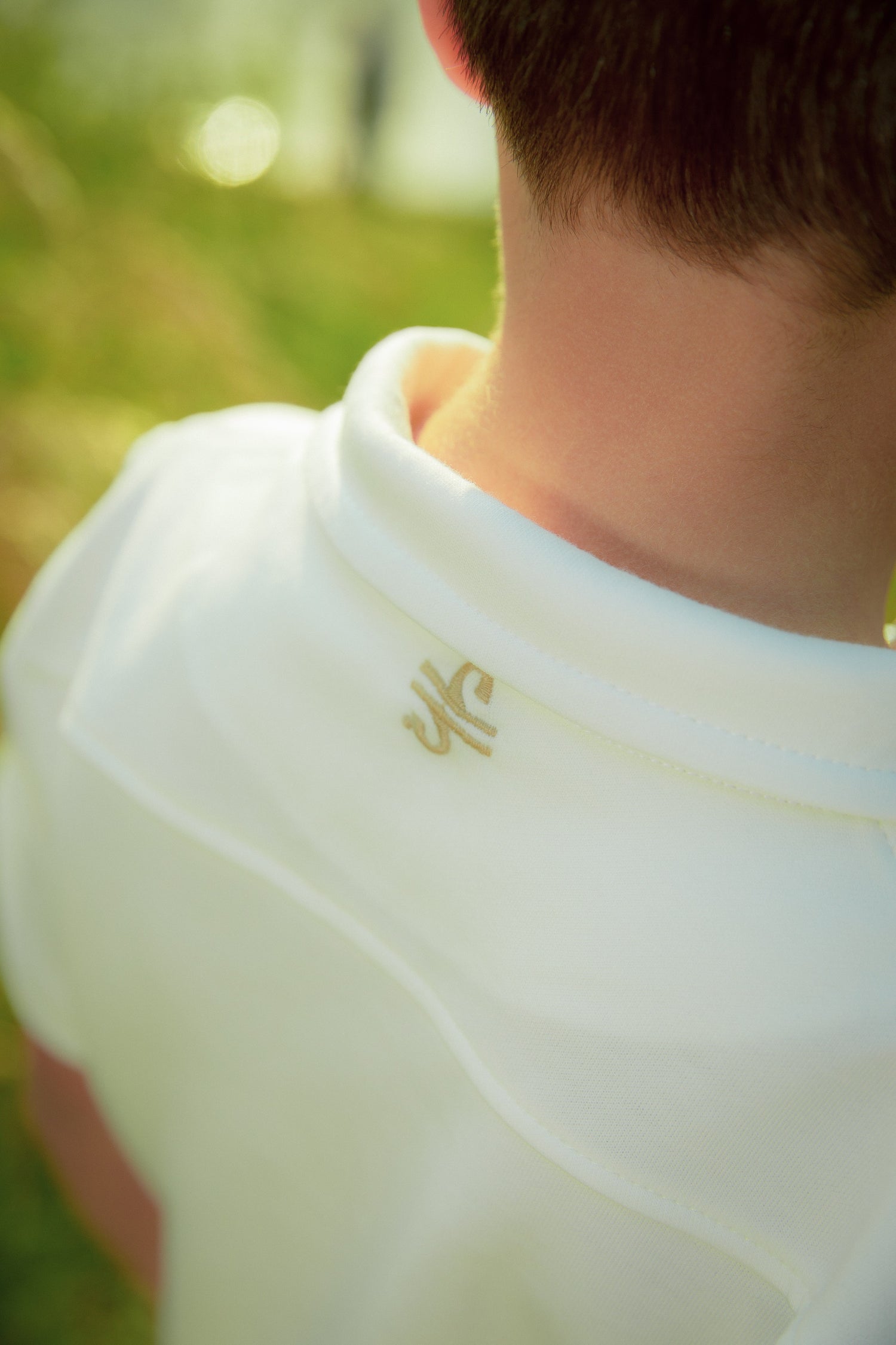 Old is Gold Boys White Polo T shirt