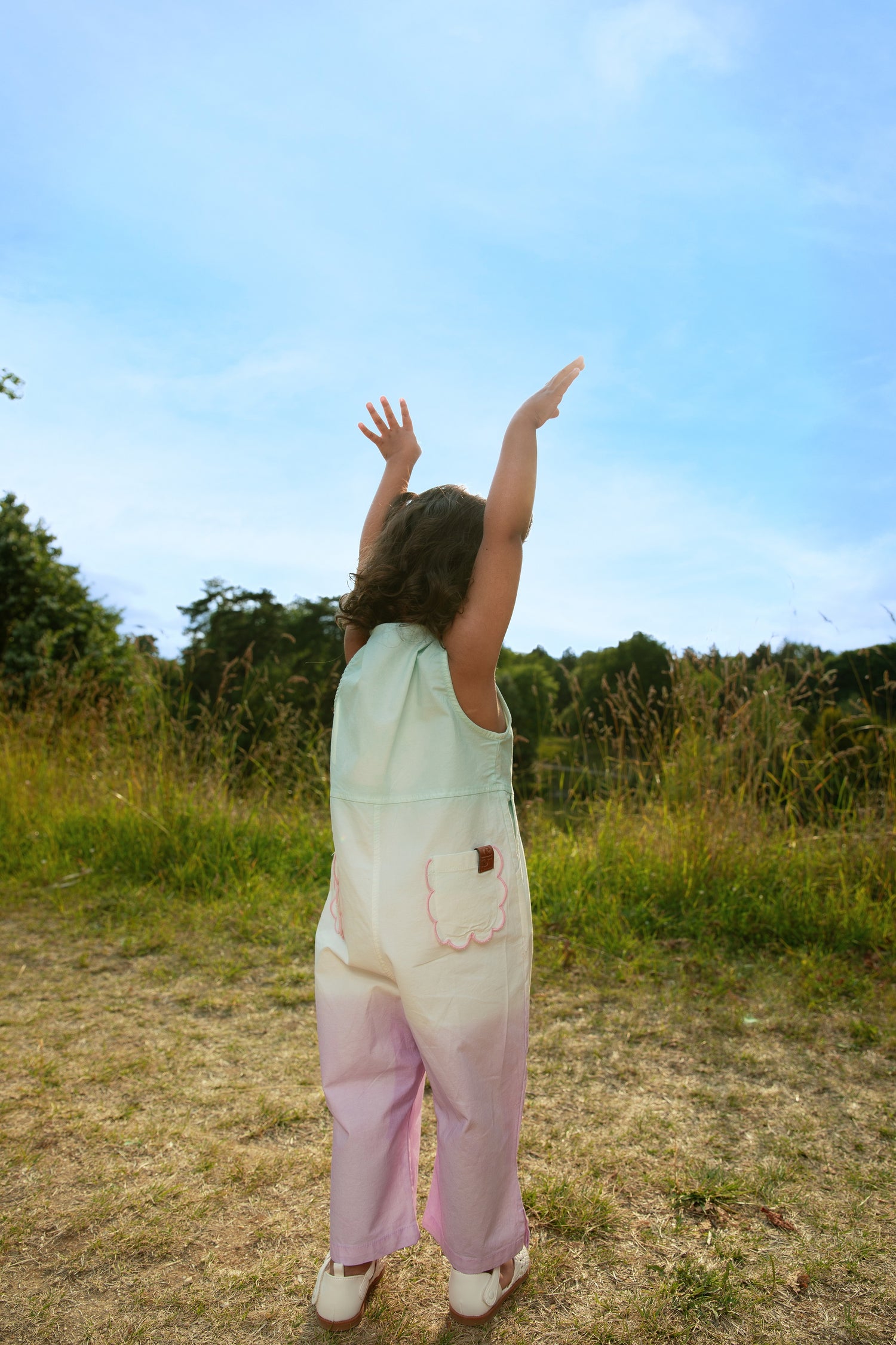 Baby & Toddler Girls Rainbow Jumpsuit