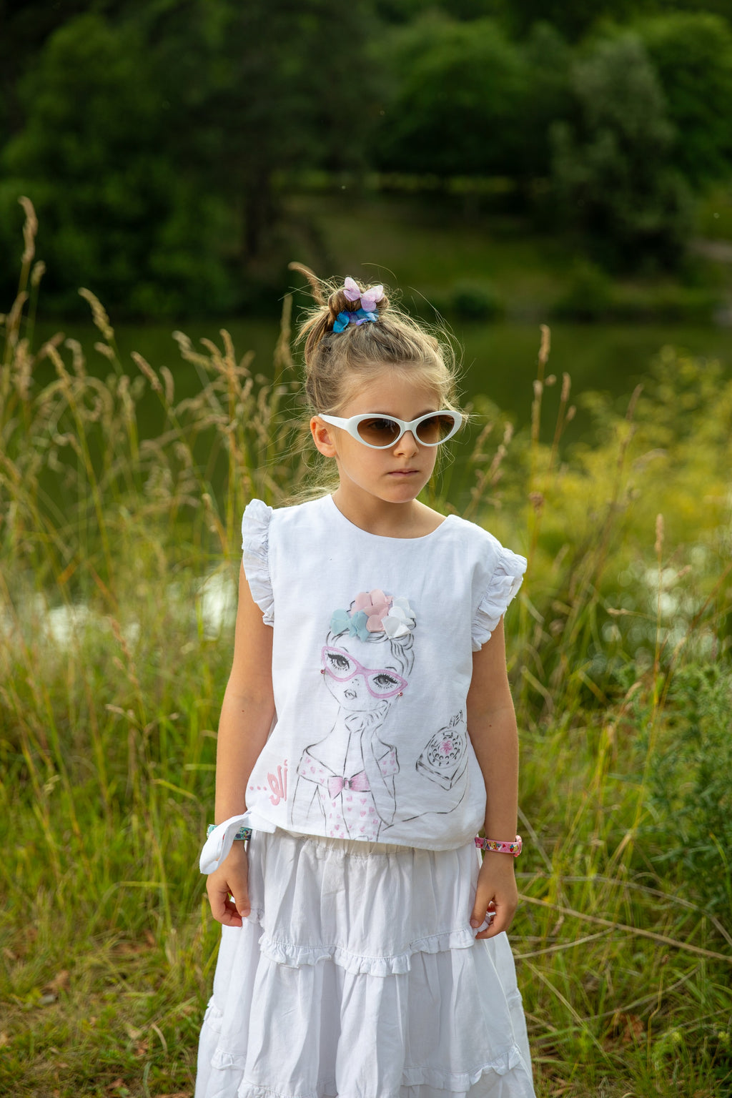 Alo 60's Girls Cropped Top