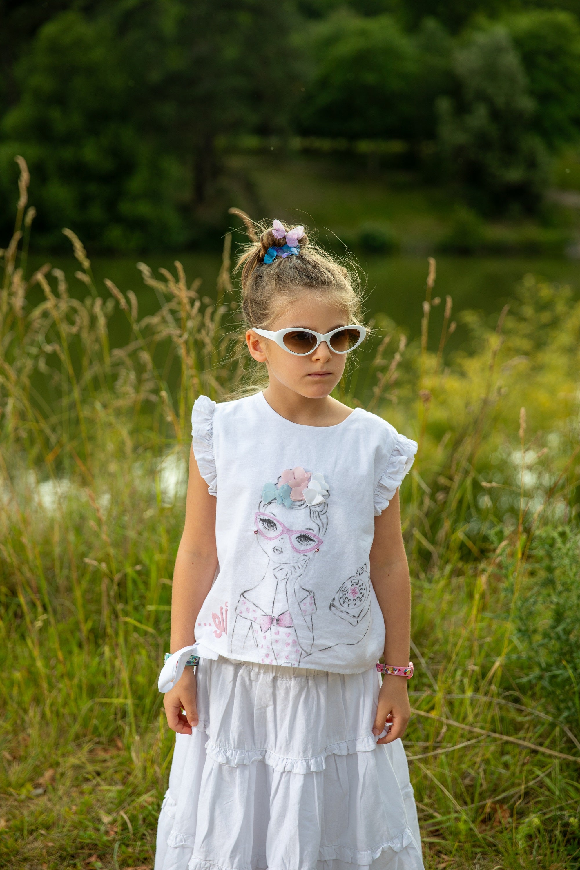 Alo 60's Girls Cropped Top