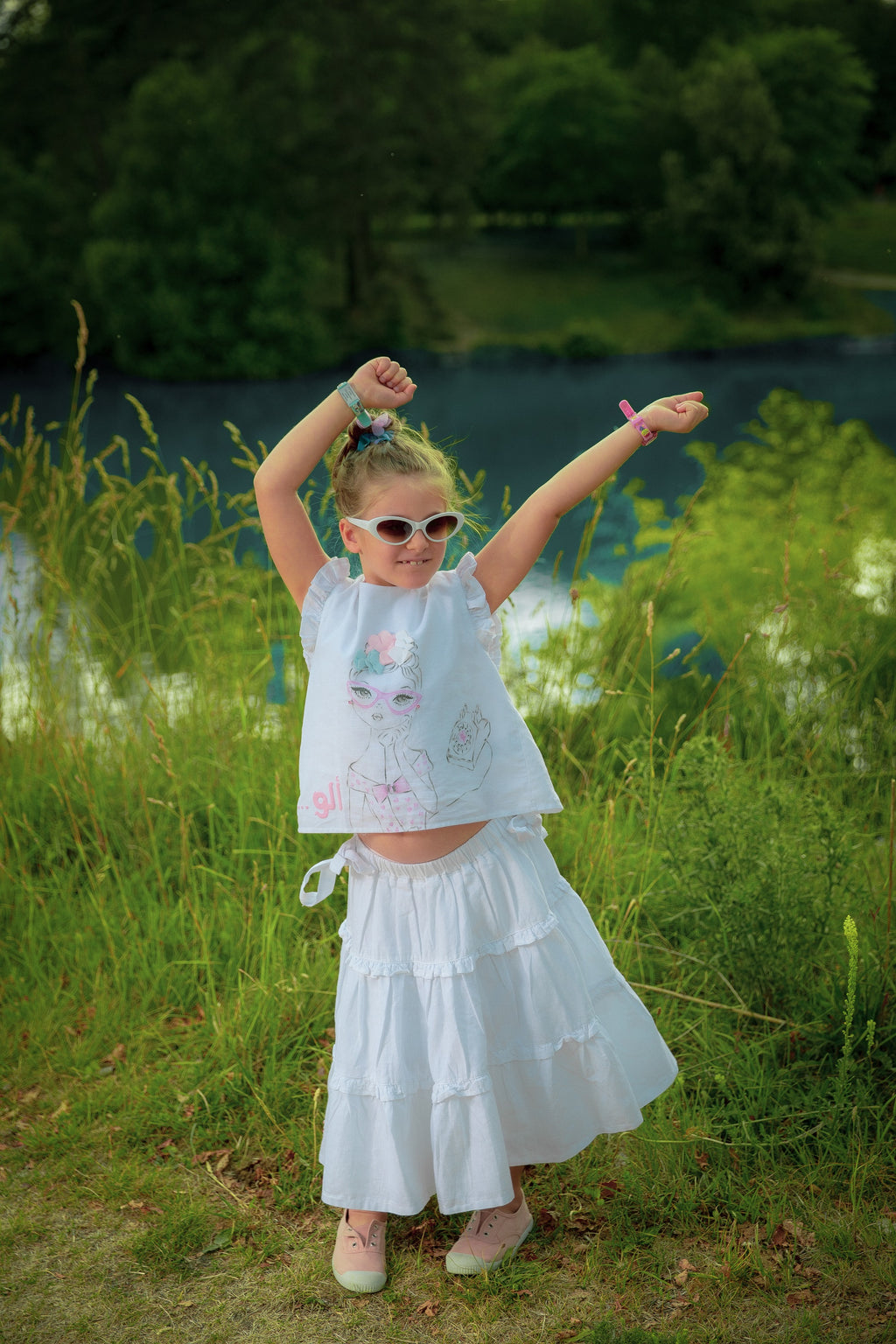 Alo 60's Girls Cropped Top