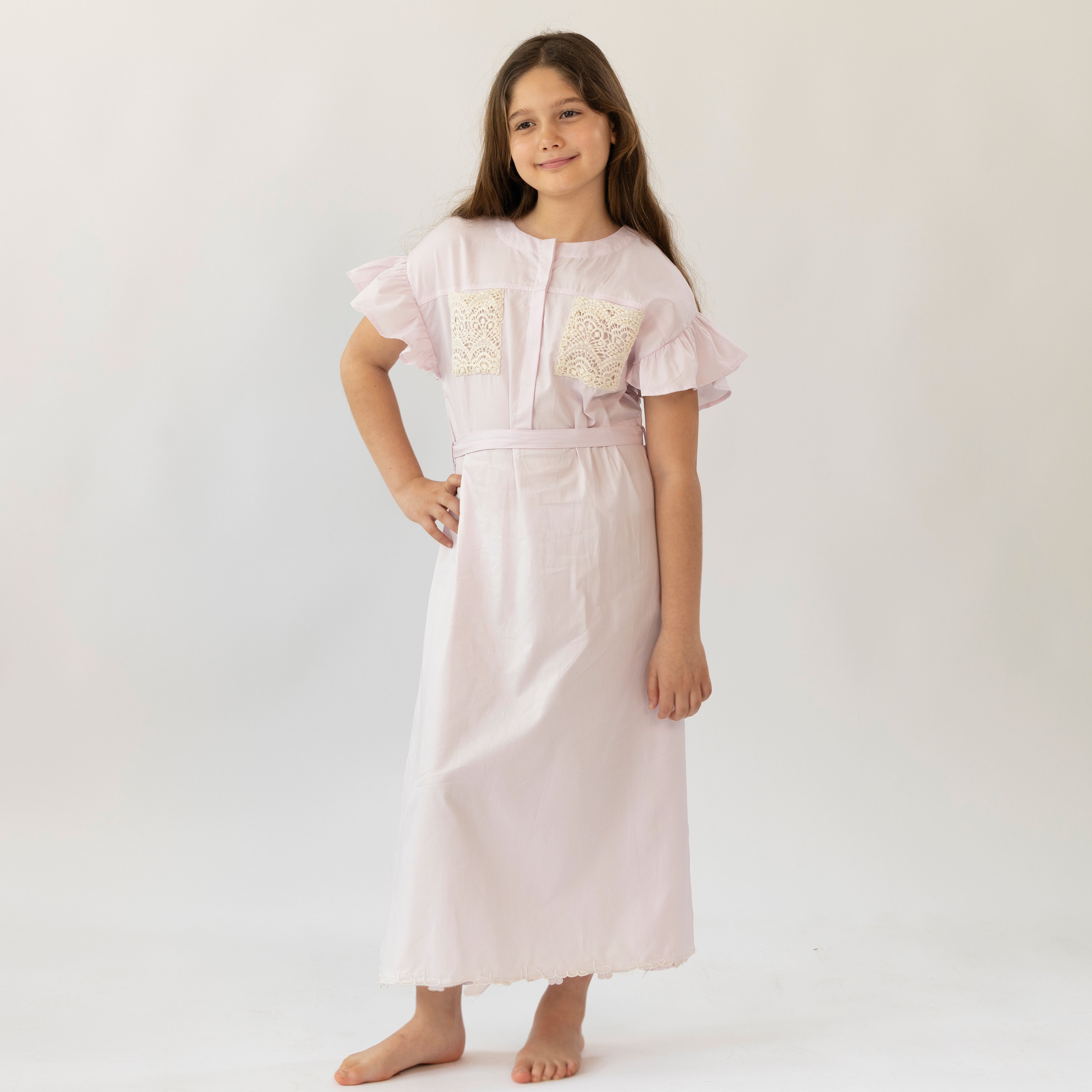 PINK HEM KAFTAN