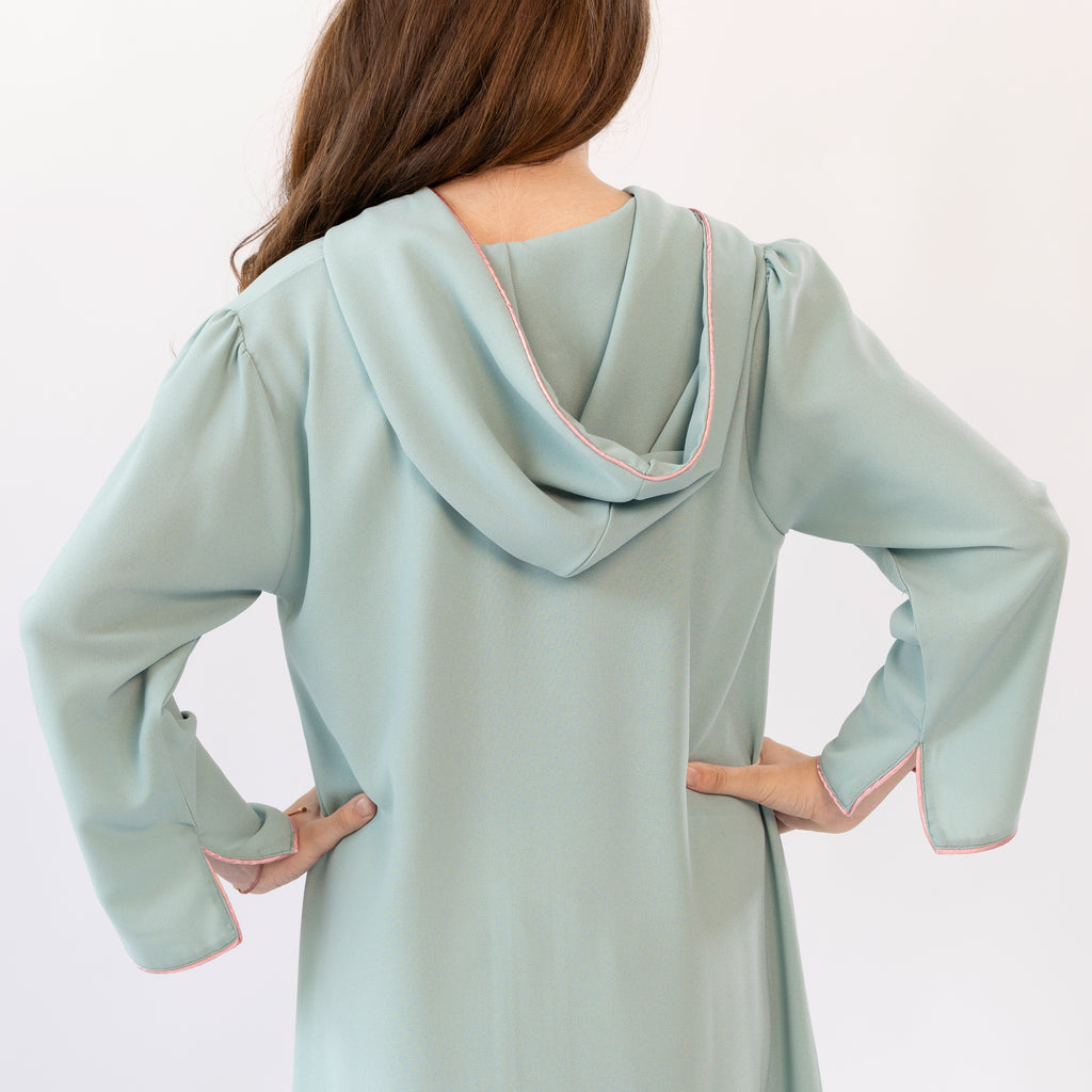 GREEN ALPHABET KAFTAN