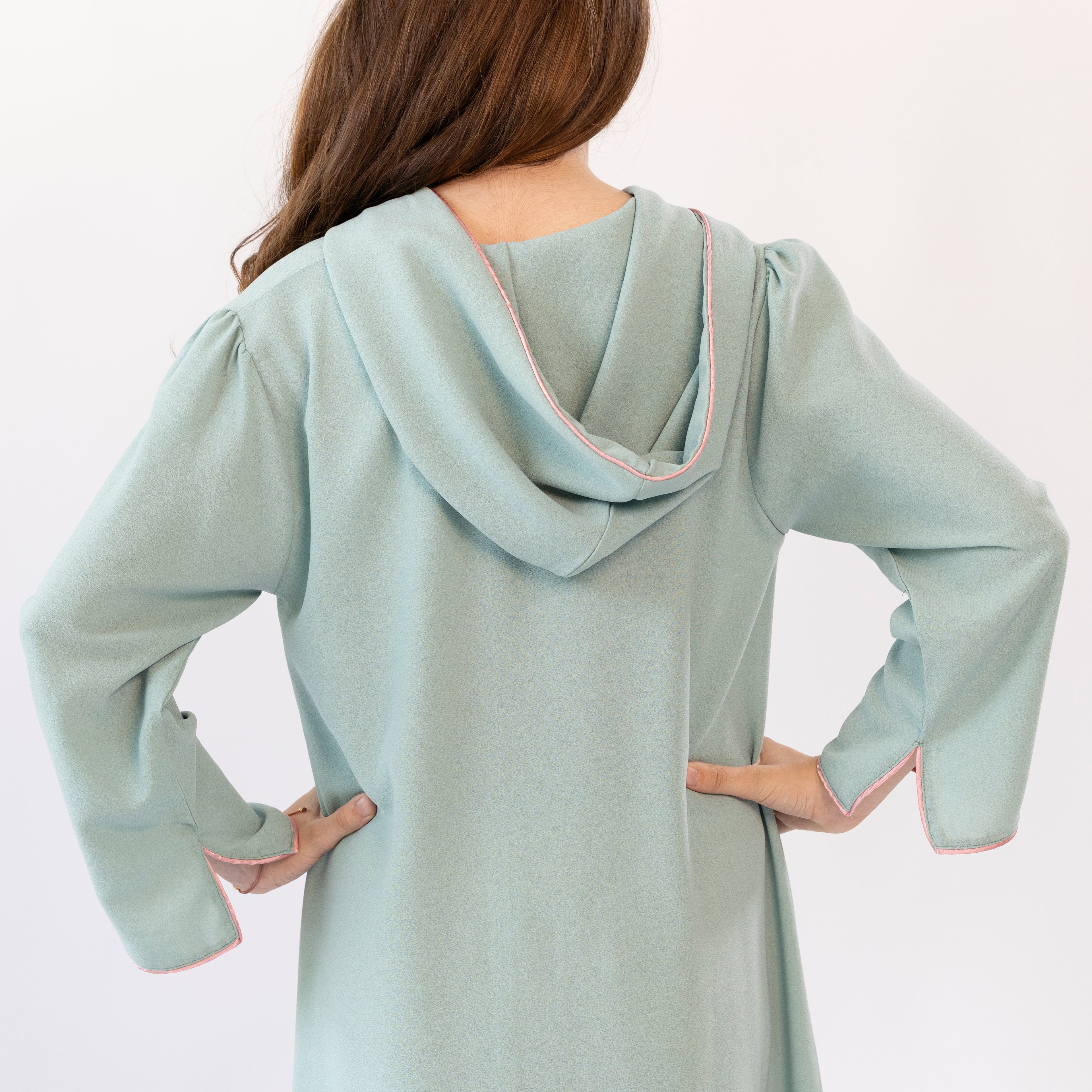 GREEN ALPHABET KAFTAN