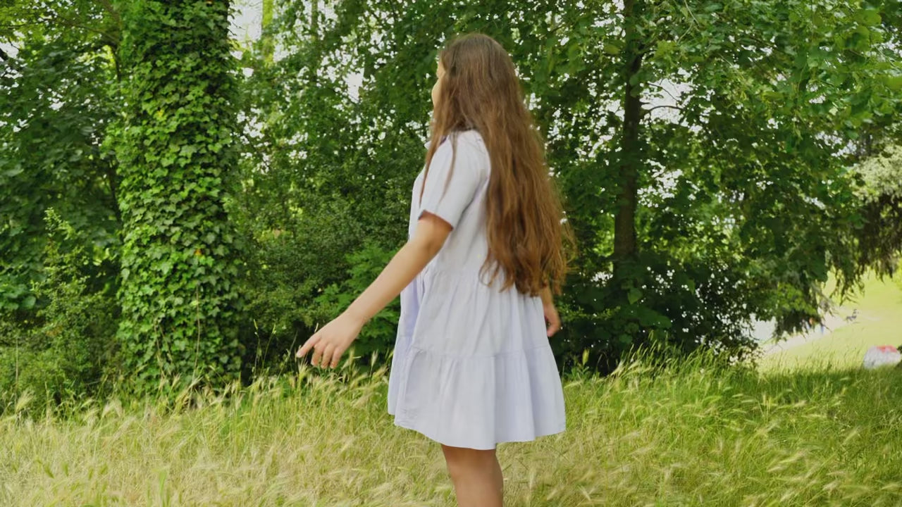 "طاق طاقية"  فستان بناتي