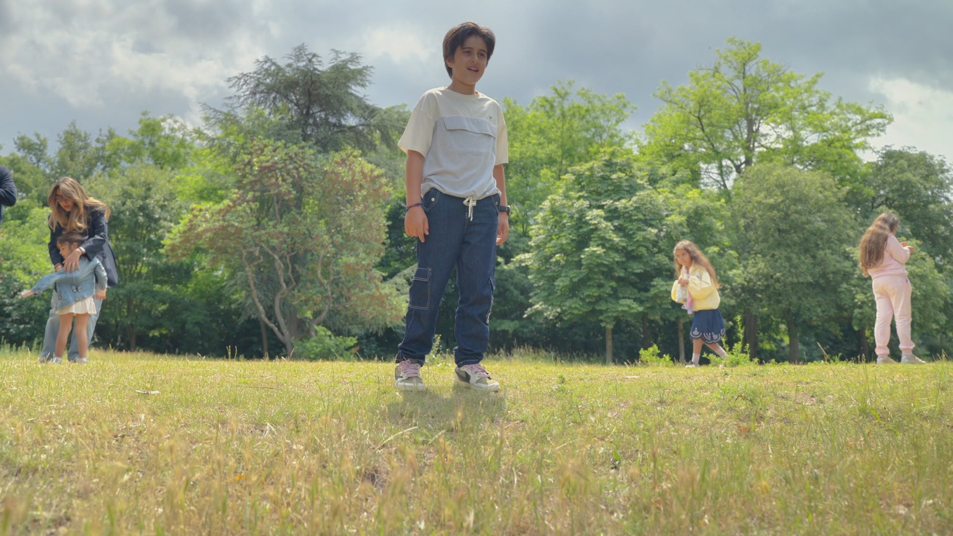 بنطلون جينز ولادي "عين غين"